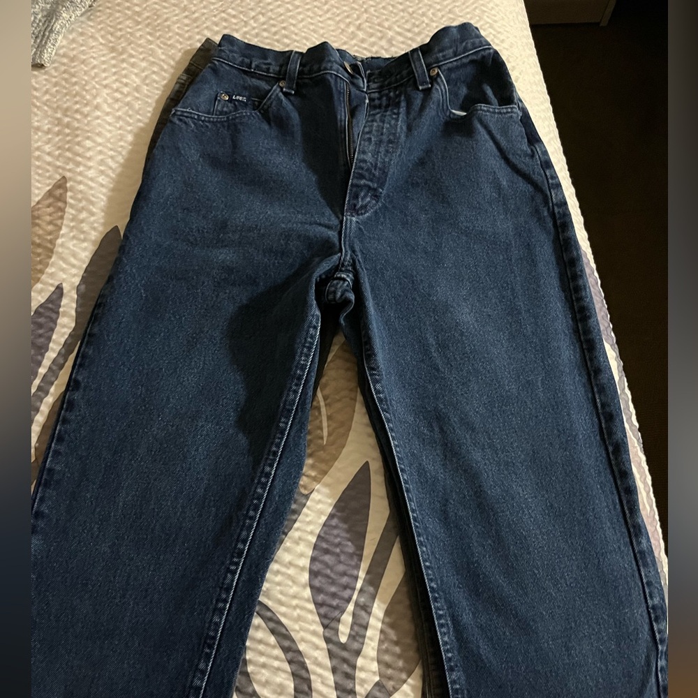 Lee Blue Straight Leg Jeans Classic Style